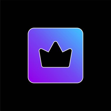 Rozet mavi gradyan vektör simgesi