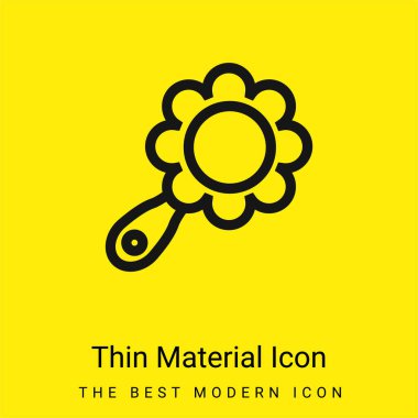 Çiçek Şeklinin Bebek Çıngırağı En az parlak sarı madde simgesi