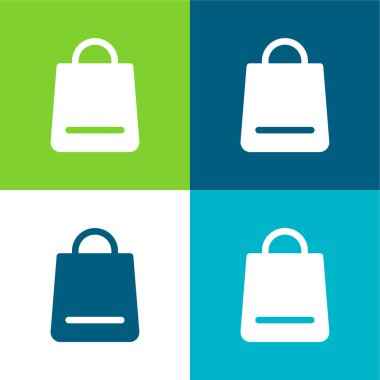 Poşet Düz Renk en az simge seti