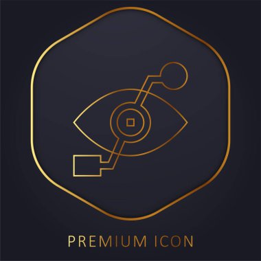 Biyonik Göz Altın Çizgisi logosu veya simgesi