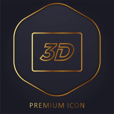 3B Altın Hat prim logosu veya simgesi imzala