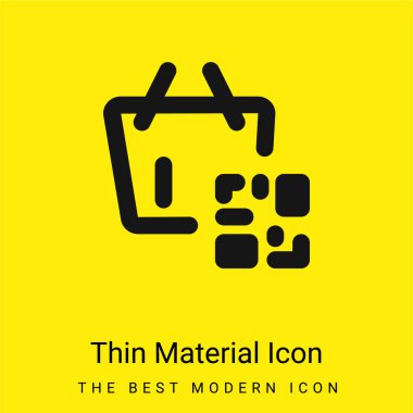 Barkod en az parlak sarı madde simgesi