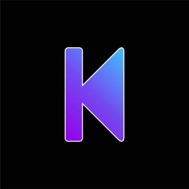 Arka mavi gradyan vektör simgesi