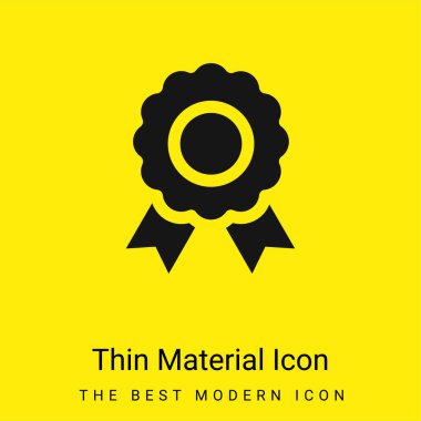 Ödül asgari düzeyde parlak sarı malzeme simgesi