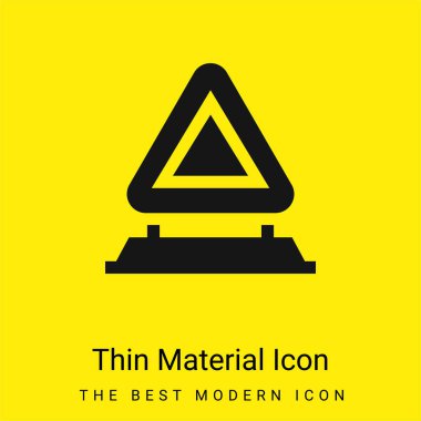 Asgari düzeyde parlak sarı madde simgesi