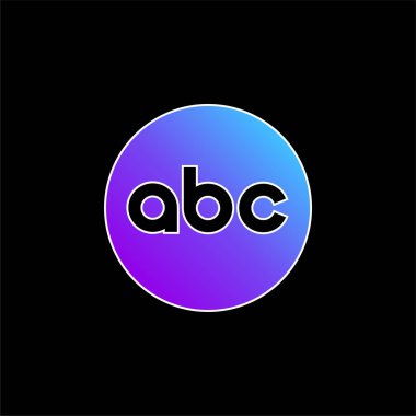 mavi gradyan vektör simgesi