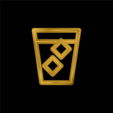 Büyük Spirit altın kaplama metalik simge veya logo vektörü