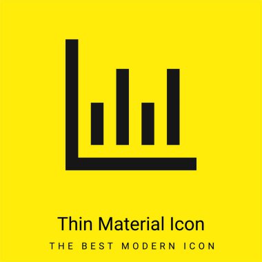 Çubuk Çizelgesi en az sarı malzeme simgesi