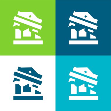 Düz Düz Düz Renk simgesi kümesi