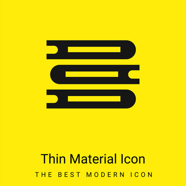 Книжный минимум из ярко-желтого материала