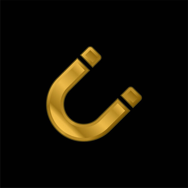 Позолоченная икона или вектор логотипа