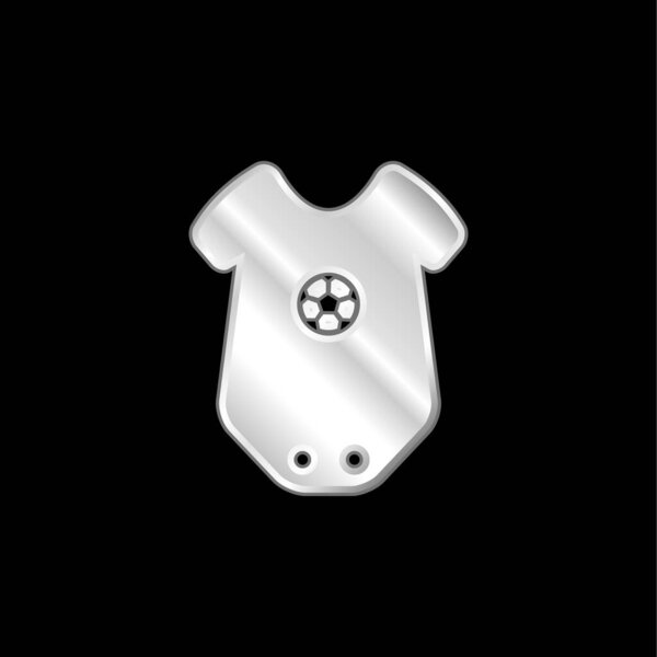 Baby Onesie Одежда со звездой дизайн серебристый металлический значок