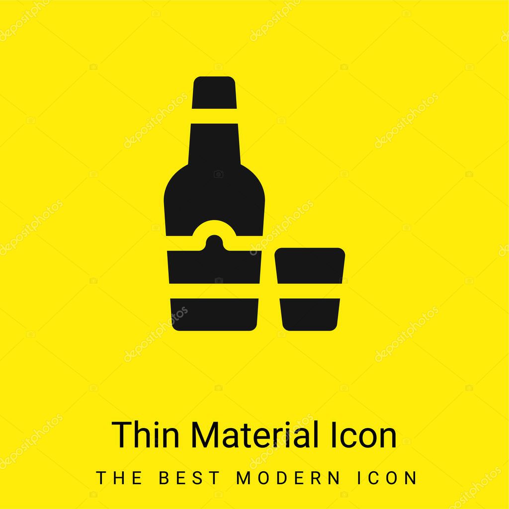 Arak minimal bright yellow material icon