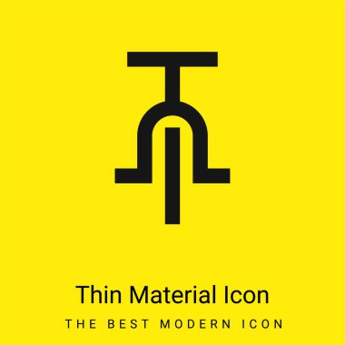 Asgari düzeyde parlak sarı madde simgesi