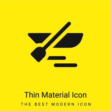 Tekne en az parlak sarı madde simgesi