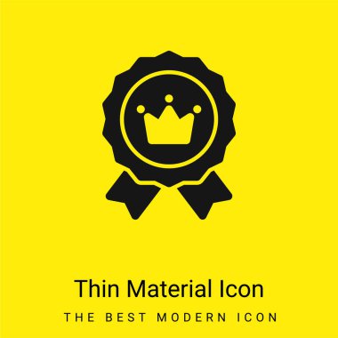 Brand Positioning minimal bright yellow material icon clipart