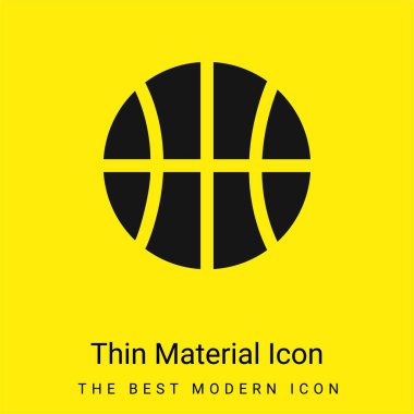 Top en az parlak sarı madde simgesi