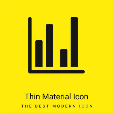 Çubuk Çizelgesi en az sarı malzeme simgesi