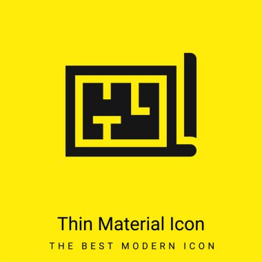 Mimarlık, en az parlak sarı madde simgesi