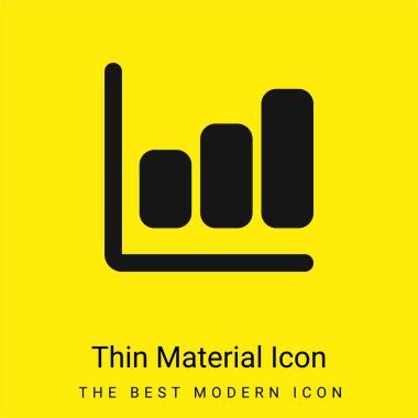 Çubuk Çizelgesi en az sarı malzeme simgesi