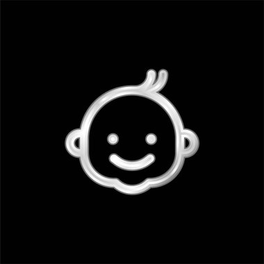 Gümüş kaplama metalik simge