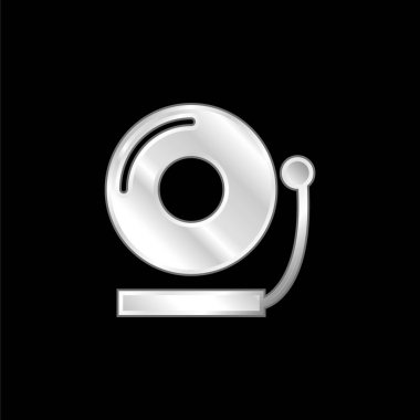 Gümüş kaplama metalik simge