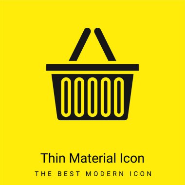 Sepet en az parlak sarı madde simgesi