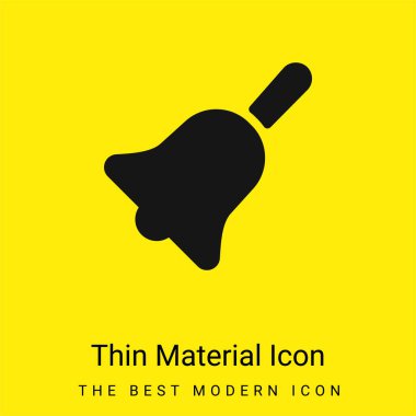 Zil en düşük düzeyde parlak sarı madde simgesi