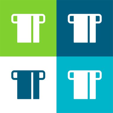 Atm Kart Düz Renk en az simge kümesi