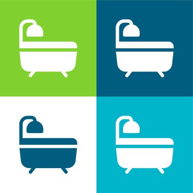 Banyo Düz Rengi en az simge kümesi
