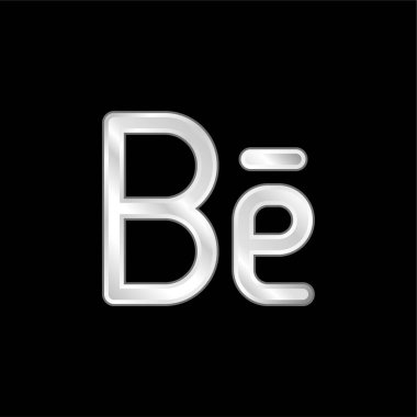 Gümüş kaplama metalik simgeyi güçlendir