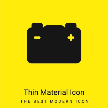 Akümülatör en az sarı madde simgesi