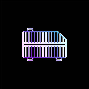 Hava Filtresi mavi eğimli vektör simgesi