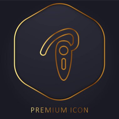 Bluetooh Bağlantı Altın Hat prim logosu veya simgesi
