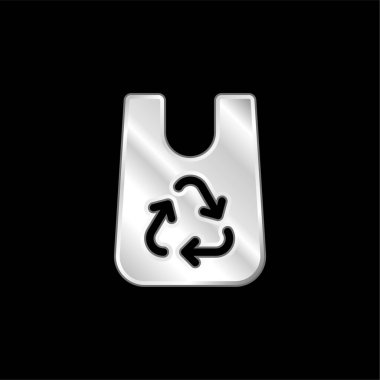 Gümüş kaplama metalik simge