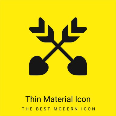 Oklar en az parlak sarı malzeme simgesi