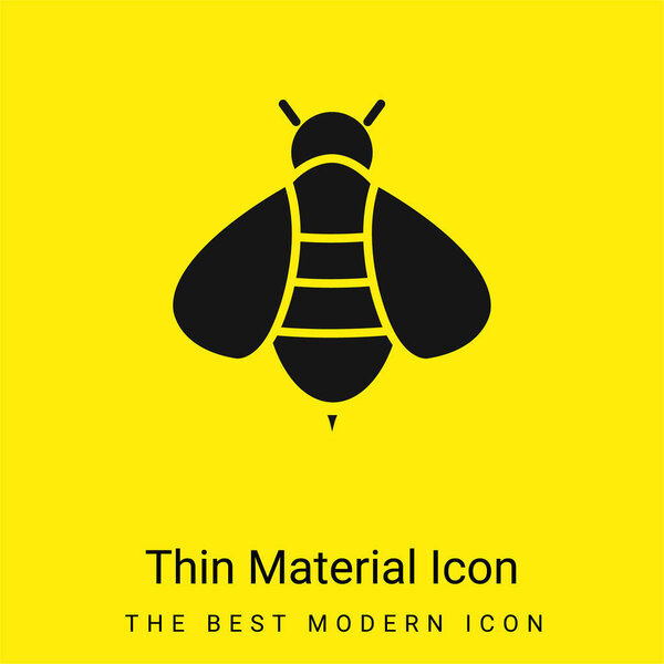 Значок минимального ярко-желтого материала