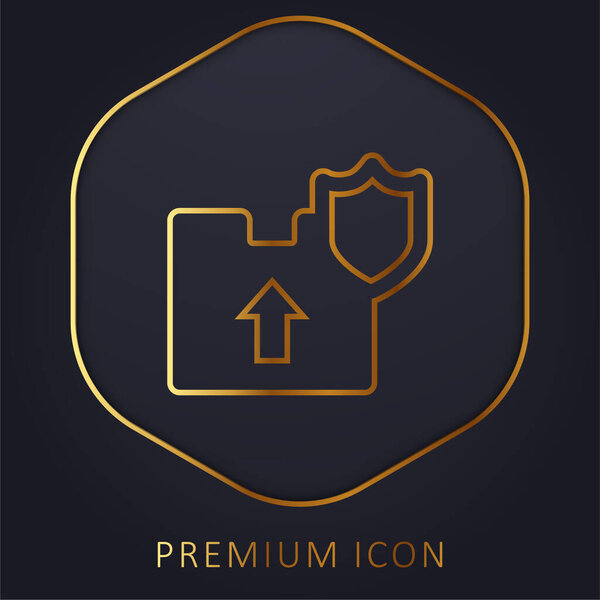 Логотип или иконка золотой линии