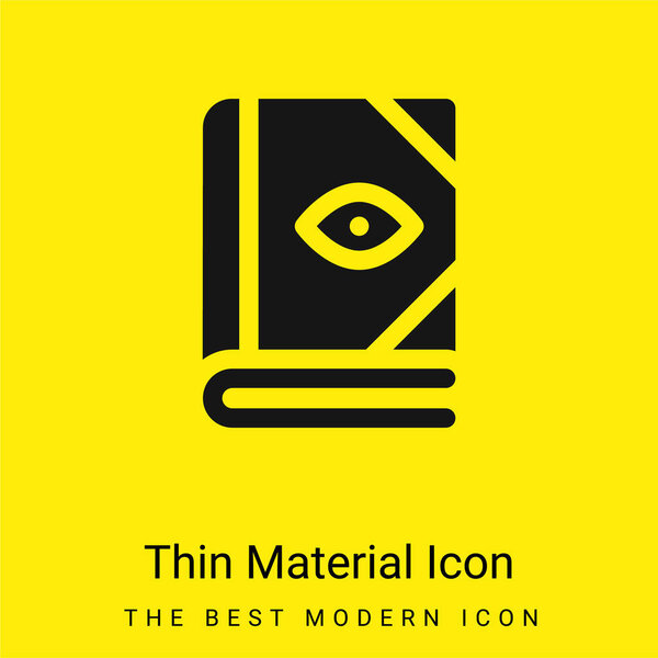 Книжный минимум из ярко-желтого материала