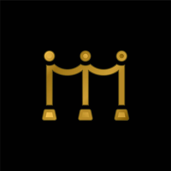 Металлическая икона или вектор логотипа