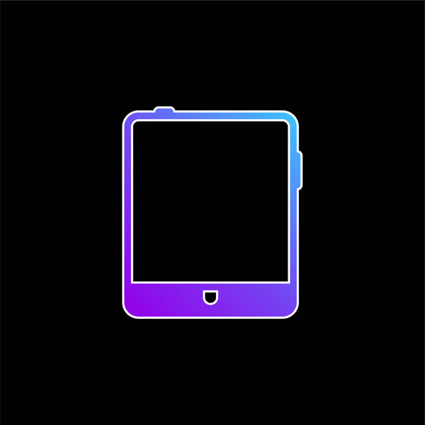 Значок большого голубого градиента