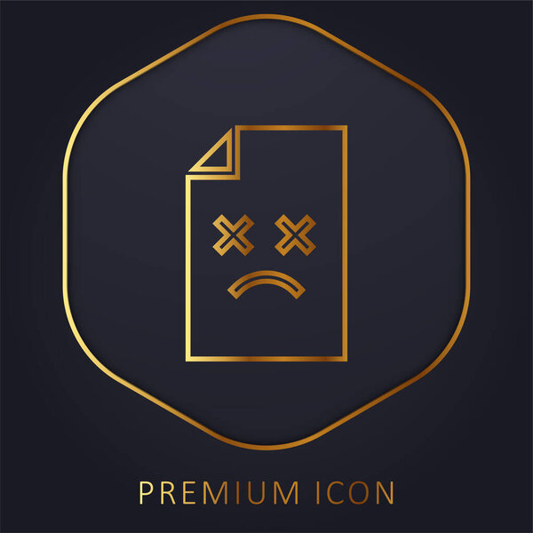 Архив логотипа или иконки золотой линии