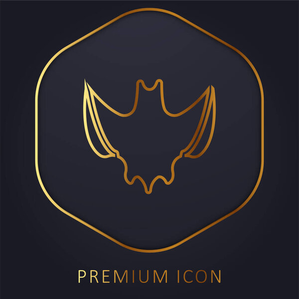 Логотип или иконка Bat golden line