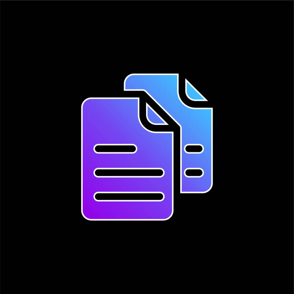 Archives blue gradient vector icon
