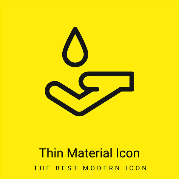 Blood Donation minimum ярко-желтого цвета