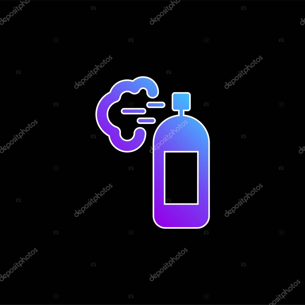 Air Freshener blue gradient vector icon