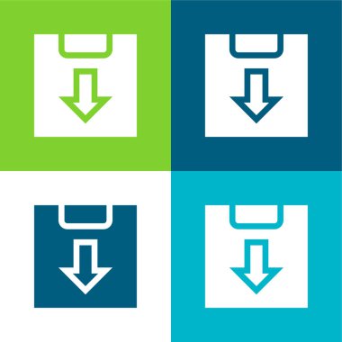 Arşiv Düz Renk en az simge kümesi