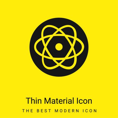 Atom minimal parlak madde simgesi