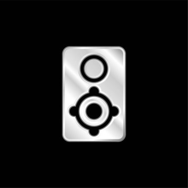 Büyük Sözcü gümüş kaplama metalik simge