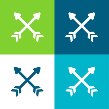 Okçuluk Düz Renk en düşük simge kümesi